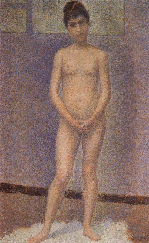 Standing Female Nude, Georges Seurat